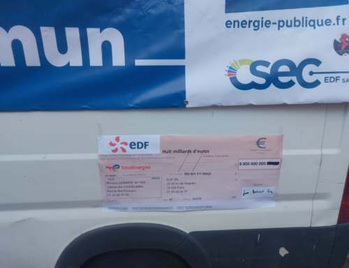 Ca lutte en Savoie: Les agents revendiquent un Service Public de l’Energie le 26/01/22
