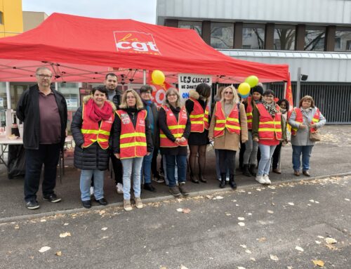 ça lutte en Savoie: les personnels de notre Sécurité Sociale en grève pour de réelles augmentations de salaire